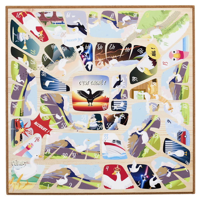 Mister Gadget Juego De La Oca De Madera Clásico Vintage