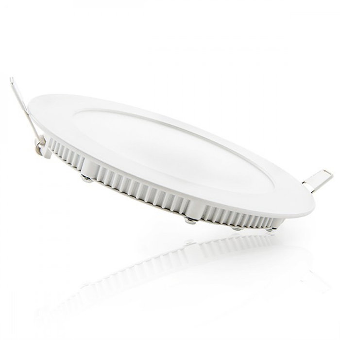 Placa LED Circular 9W 900Lm 6000K Blanco Frío Ultrafina