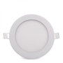 Placa LED Circular 9W 900Lm 6000K Blanco Frío Ultrafina