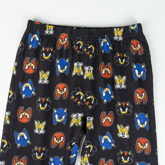 Cerdá Pijama Largo Single Jersey Sonic 8 Años Azul