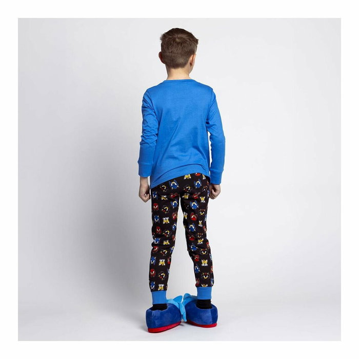 Cerdá Pijama Largo Single Jersey Sonic 8 Años Azul