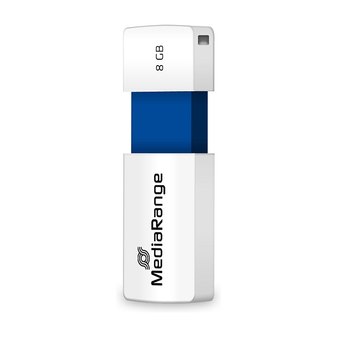 MediaRange MR971 USB-Stick 8GB USB 2.0 Slider Azul MediaRange MR971 USB-Stick 8GB USB 2.0 Slider Azul
