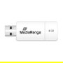 MediaRange MR971 USB-Stick 8GB USB 2.0 Slider Azul