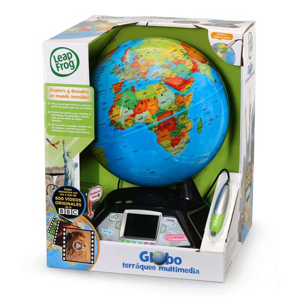 Leap Frog Globo Interactivo Multimedia 80-605422 V-Tech con Pantalla Integrada y Contenido BBC Leap Frog Globo Interactivo Multimedia 80-605422 V-Tech con Pantalla Integrada y Contenido BBC