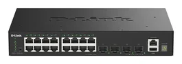 D-Link DGS-1530-20/E Switch Gestionado L2 Gigabit Ethernet 10/100/1000 Montaje en Rack Negro