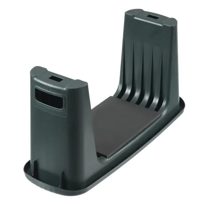 Nature Taburete de rodillas HDPE - 2 posiciones sentado y arrodillado - Estable, ligero y transportable - Verde - H 34 x 65.5 x 25 cm