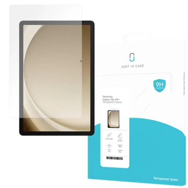 Just in Case Protector de Pantalla de Vidrio Templado para Samsung Galaxy Tab A9+ 27.9 cm (11") 8316530 - Transparente, Resistente a Impactos y Rayones