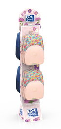 Mochila Oxford Infantil Space & Floral Expositor De 6