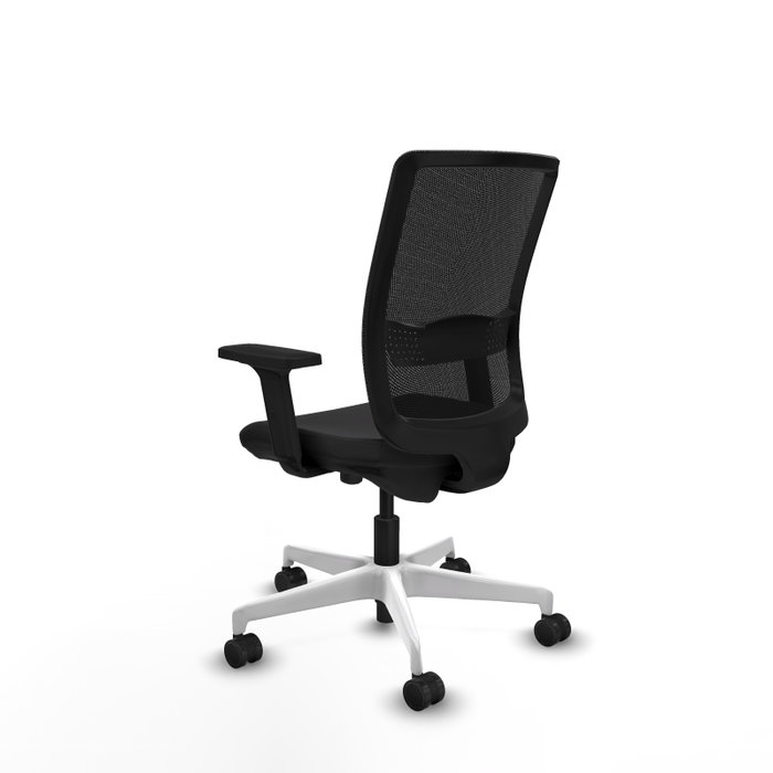 PIQUERAS Y CRESPO Silla de oficina Haches Negra con Mecanismo Sincro/Traslack PIQUERAS Y CRESPO Silla de oficina Haches Negra con Mecanismo Sincro/Traslack