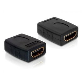 Techly HDMI Adapter F/F 19-pin - Totalmente Blindado, 5 Gbps, Revestimiento PVC