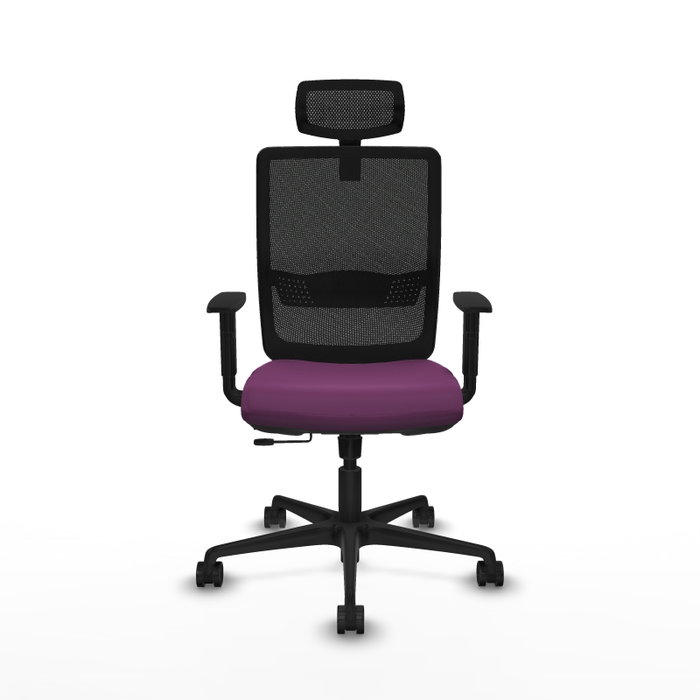 PIQUERAS Y CRESPO Silla de oficina Haches Morado y Negro PIQUERAS Y CRESPO Silla de oficina Haches Morado y Negro
