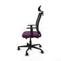 PIQUERAS Y CRESPO Silla de oficina Haches Morado y Negro