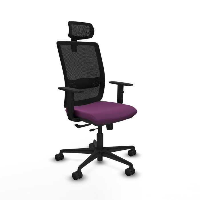 PIQUERAS Y CRESPO Silla de oficina Haches Morado y Negro PIQUERAS Y CRESPO Silla de oficina Haches Morado y Negro