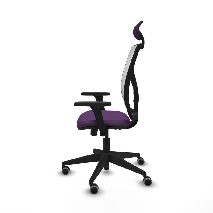PIQUERAS Y CRESPO Silla de oficina Motilla, Mecanismo Sincro, Morado/Blanco PIQUERAS Y CRESPO Silla de oficina Motilla, Mecanismo Sincro, Morado/Blanco