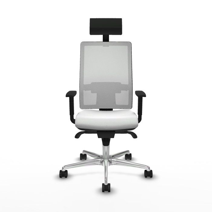PIQUERAS Y CRESPO Silla de oficina Horna con mecanismo Sincro, Blanco PIQUERAS Y CRESPO Silla de oficina Horna con mecanismo Sincro, Blanco