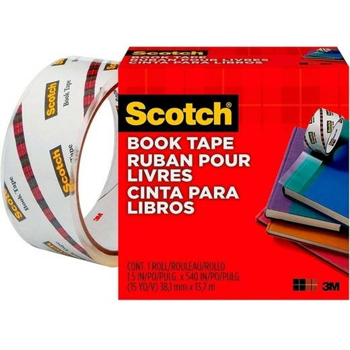 Scotch Cinta Adhesiva 845 Book Tape 13,7 m x 50,8 mm