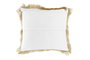 DKD Home Decor Cojín Multicolor con Flecos de Poliéster