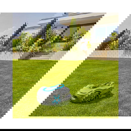 Gardena Robot cortacésped inteligente SILENO free para hasta 600 m2 Set, ideal para césped mediano y fácil de usar