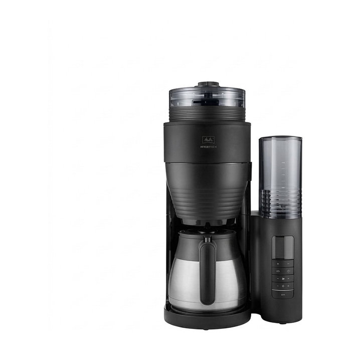 Melitta Aromafresh Therm Pro 1030-11 Cafetera de filtro con molinillo cerámico, Negra