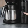Melitta Cafetera Aromafresh Therm Pro 1030-11 con Molinillo Integrado, 8 Tazas, 1080 W, Negra