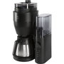 Melitta AromaFresh Therm Pro 1030-11 Cafetera de filtro con molinillo integrado y jarra térmica, Negra