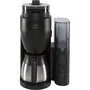Melitta AromaFresh Therm Pro 1030-11 Cafetera de filtro con molinillo integrado y jarra térmica, Negra