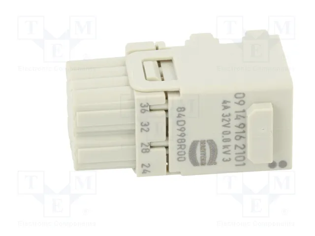 HARTING Han-Modular® Domino Módulo Hembra Han D® 16 Pines HARTING Han-Modular® Domino Módulo Hembra Han D® 16 Pines