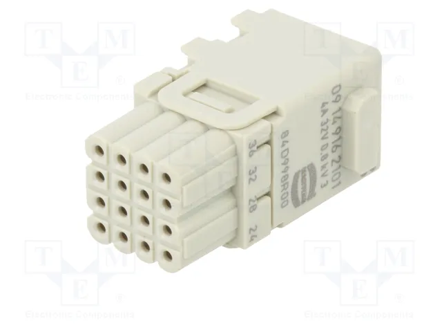 HARTING Han-Modular® Domino Módulo Hembra Han D® 16 Pines HARTING Han-Modular® Domino Módulo Hembra Han D® 16 Pines