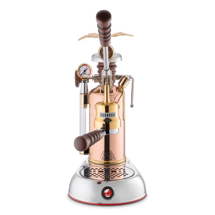 La Pavoni Espressomachine Handlever Esperto Edotto copper chrome