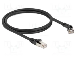 DeLOCK Cable de Red Cat.8.1 S/FTP 1 m con Conector Angulado 45°