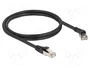 DeLOCK Cable de Red Cat.8.1 S/FTP 1 m con Conector Angulado 45°