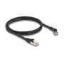 DeLOCK Cable de Red Cat.8.1 S/FTP 1 m con Conector Angulado 45°