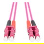 Digitus LWL Patchkabel LC -> LC 1.00m Multimode Duplex OM4 Fibra Óptica Multimodo Violeta 2mm LSZH