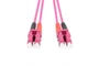 Digitus Cable de conexión de fibra óptica LC a LC dúplex OM4 de 1 m
