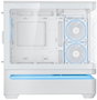Asus PRIME AP202 TG ARGB Blanca, Caja Micro-ATX, Ventana, 3 Ventiladores, Sin Fuente