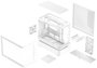Asus PRIME AP202 TG ARGB Blanca, Caja Micro-ATX, Ventana, 3 Ventiladores, Sin Fuente