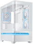 Asus PRIME AP202 TG ARGB Blanca, Caja Micro-ATX, Ventana, 3 Ventiladores, Sin Fuente