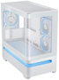 Asus PRIME AP202 TG ARGB Blanca, Caja Micro-ATX, Ventana, 3 Ventiladores, Sin Fuente