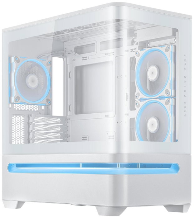Asus PRIME AP202 TG ARGB Blanca, Caja Micro-ATX, Ventana, 3 Ventiladores, Sin Fuente Asus PRIME AP202 TG ARGB Blanca, Caja Micro-ATX, Ventana, 3 Ventiladores, Sin Fuente