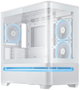 Asus PRIME AP202 TG ARGB Blanca, Caja Micro-ATX, Ventana, 3 Ventiladores, Sin Fuente