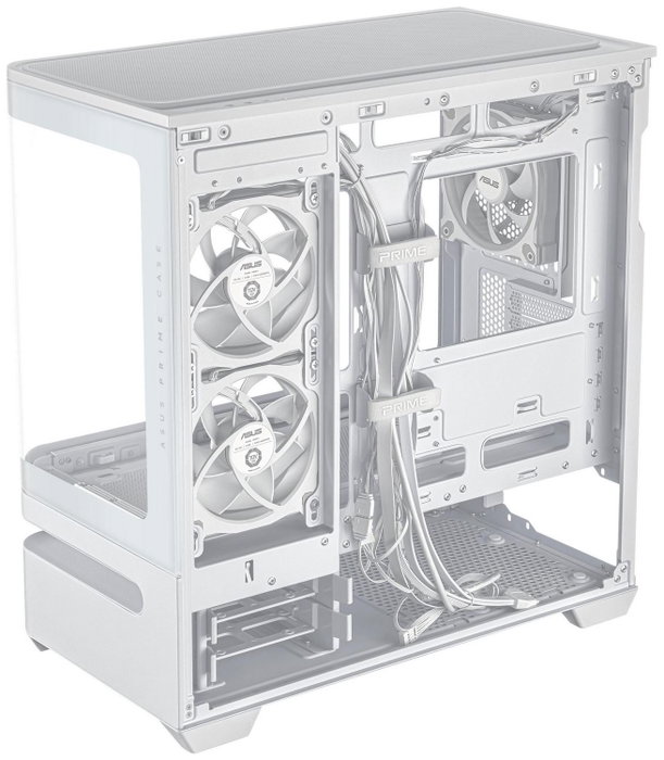 Asus PRIME AP202 TG ARGB Blanca, Caja Micro-ATX, Ventana, 3 Ventiladores, Sin Fuente Asus PRIME AP202 TG ARGB Blanca, Caja Micro-ATX, Ventana, 3 Ventiladores, Sin Fuente