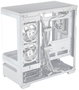 Asus PRIME AP202 TG ARGB Blanca, Caja Micro-ATX, Ventana, 3 Ventiladores, Sin Fuente