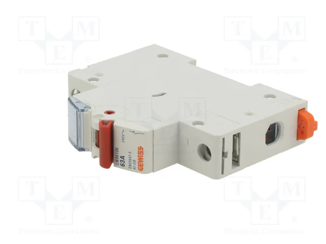 GEWISS Interruptor de aislamiento 63A 240VAC 1 Polo GEWISS Interruptor de aislamiento 63A 240VAC 1 Polo