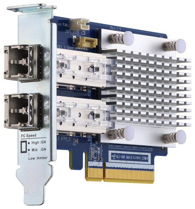 QNAP QXP-32G2FC Tarjeta de red PCIe 32 GBE FibreChannel FC QNAP QXP-32G2FC Tarjeta de red PCIe 32 GBE FibreChannel FC
