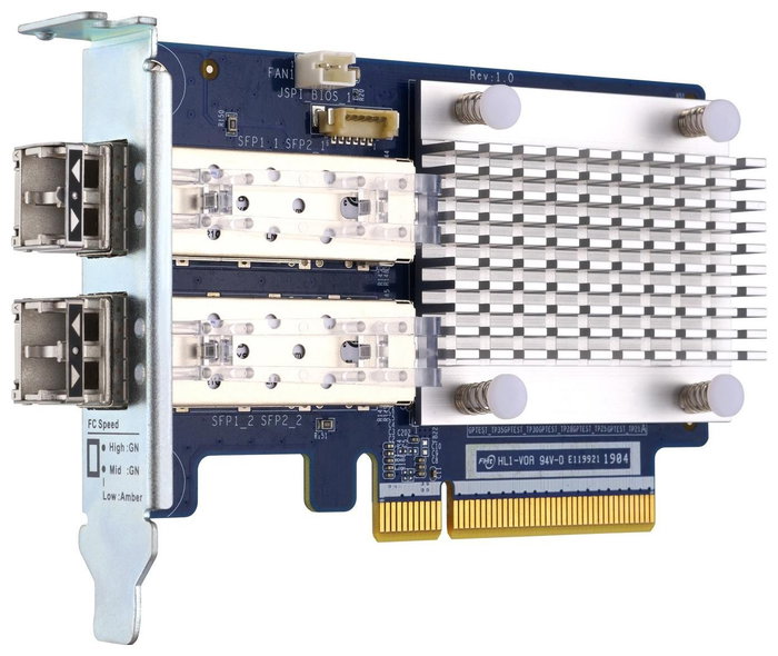 QNAP QXP-32G2FC Tarjeta de red PCIe 32 GBE FibreChannel FC QNAP QXP-32G2FC Tarjeta de red PCIe 32 GBE FibreChannel FC
