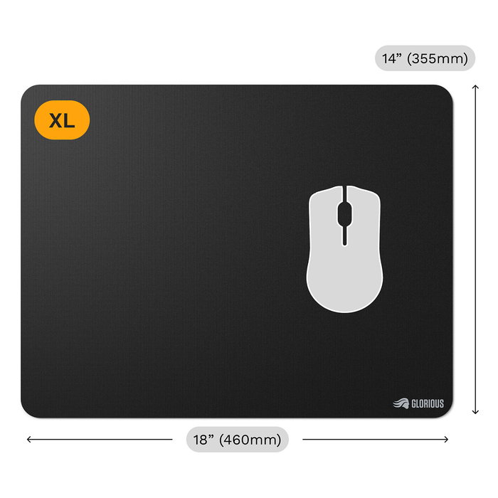 Glorious Gaming Mauspad 2 XL Negro