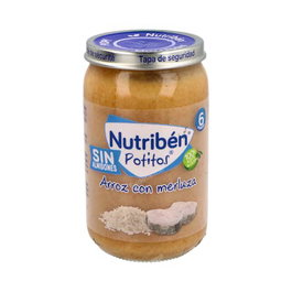 NUTRIBEN Potito Suprema Merluza Arroz 235gr