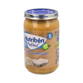 Nutriben Potito Suprema Merluza Arroz 235Gr.+6M