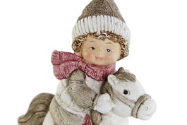 DKD Home Decor Figura Multicolor 8.8 x 4.8 x 12.5 cm (2 Unidades)