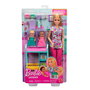 Barbie Muñeca Doctora Con Complementos Jmk12, Incluye 2 Bebés, Mesa de Reconocimiento, Accesorios Médicos, +3 Años